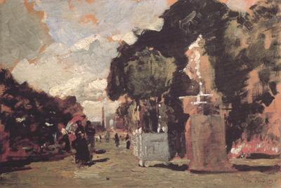  In the Tuileries Gardens (sunny Day) (nn02)